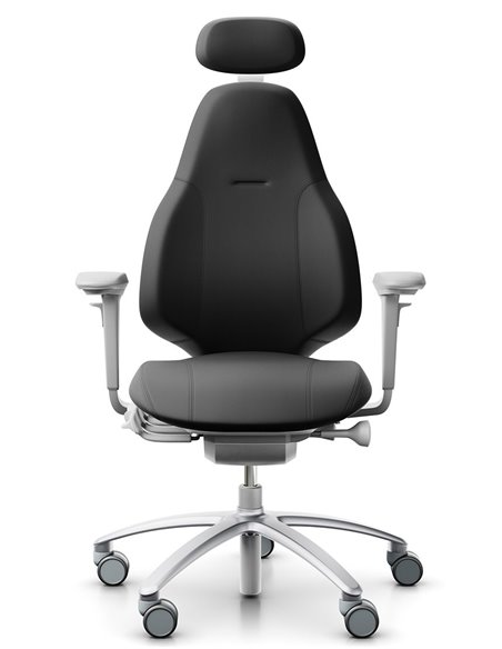 Кресло FLOKK RH MEREO 220 SILVER GREY, кожаное