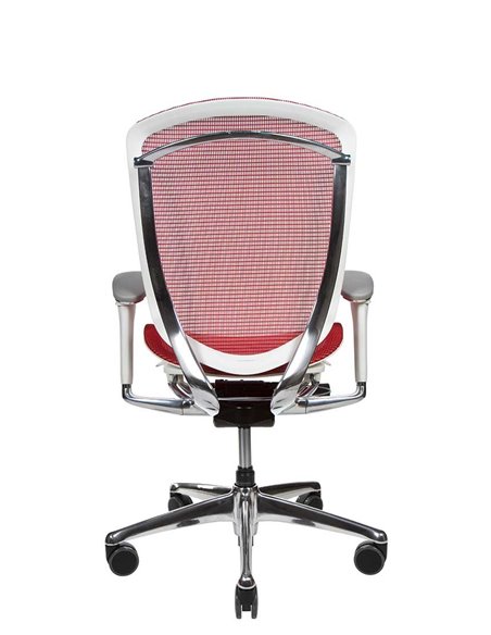 Крісло OKAMURA CONTESSA II SECONDA, з сітчастим сидінням, білий корпус
