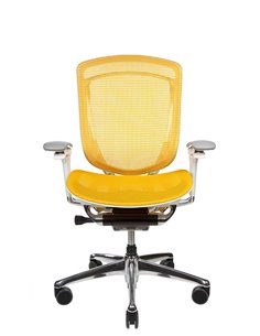 Кресло OKAMURA CONTESSA II SECONDA, с сетчатым сиденьем, белый корпус 2
