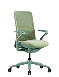 Кресло KRESLALUX POLY NILE GREEN, тканевое, салатовое