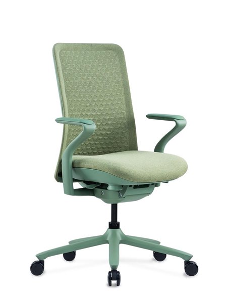 Кресло KRESLALUX POLY NILE GREEN, тканевое, салатовое