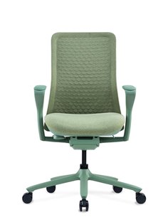 Кресло KRESLALUX POLY NILE GREEN, тканевое, салатовое 2