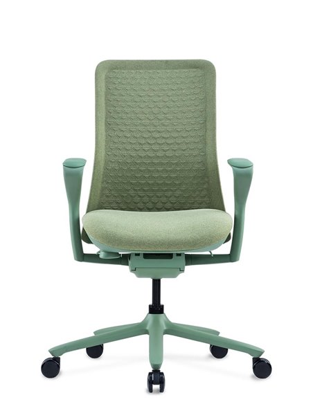 Кресло KRESLALUX POLY NILE GREEN, тканевое, салатовое