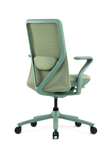 Кресло KRESLALUX POLY NILE GREEN, тканевое, салатовое
