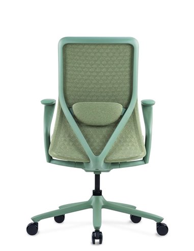Кресло KRESLALUX POLY NILE GREEN, тканевое, салатовое