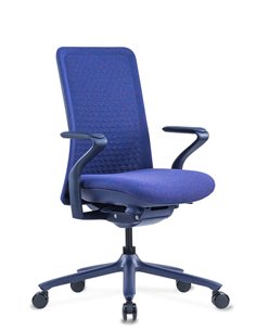 Кресло KRESLALUX POLY PURPLE BLUE, тканевое, фиолетовый