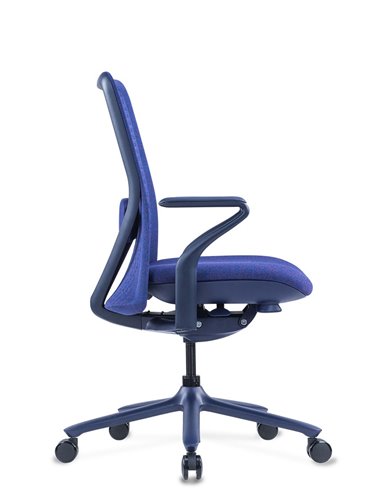 Кресло KRESLALUX POLY PURPLE BLUE, тканевое, фиолетовый