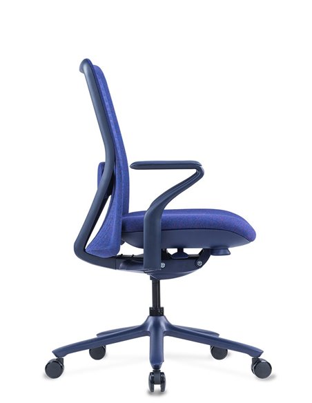Кресло KRESLALUX POLY PURPLE BLUE, тканевое, фиолетовый