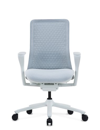 Кресло KRESLALUX POLY ICE WHITE, тканевое