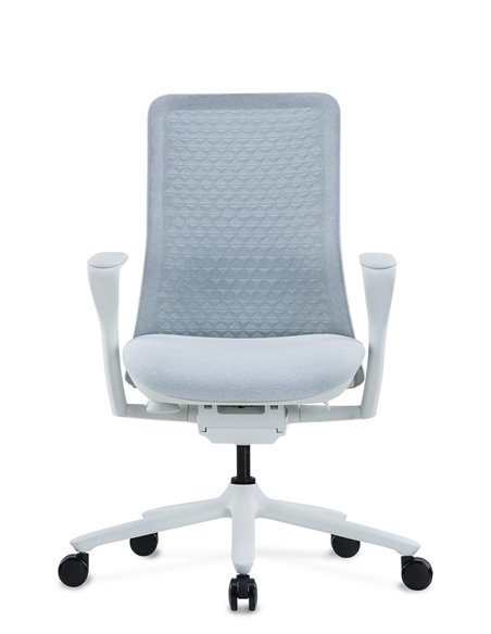 Кресло KRESLALUX POLY ICE WHITE, тканевое