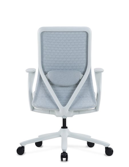 Кресло KRESLALUX POLY ICE WHITE, тканевое