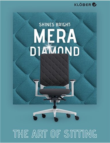 Кресло KLOBER MERA DIAMOND 94 (ANTHRAZIT), эргономичное, для оператора