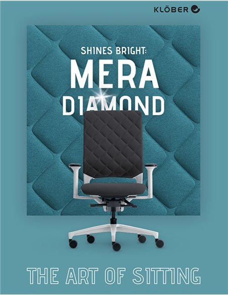 Кресло KLOBER MERA DIAMOND 94 (ANTHRAZIT), эргономичное, для оператора
