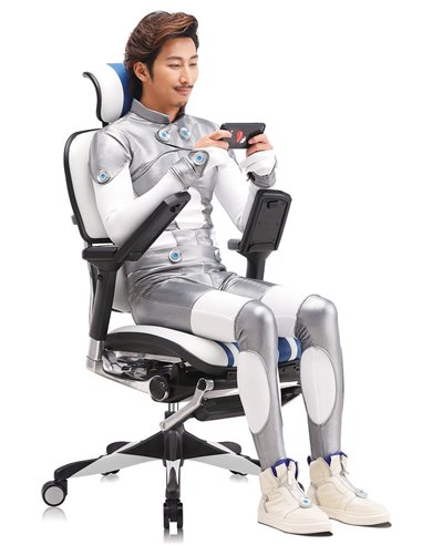 Кресло компьютерное ERGOHUMAN ELITE GAMING MARS (M-EHPE-AB-HAL-MLBL), эргономичное