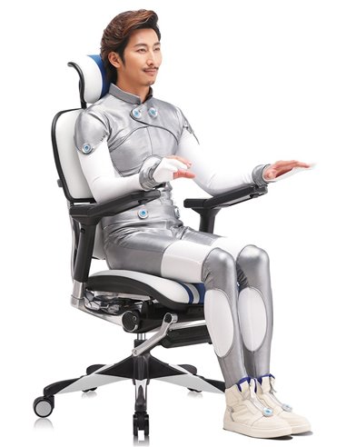 Кресло компьютерное ERGOHUMAN ELITE GAMING MARS (M-EHPE-AB-HAL-MLWT), эргономичное