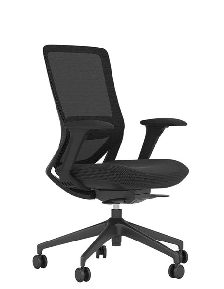 Кресло KRESLALUX SWIFT GMB DARK GREY, для оператора, эргономичное