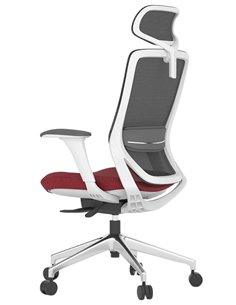 Кресло KRESLALUX SWIFT GHW RED ALU, эргономичное, спинка сетка 2
