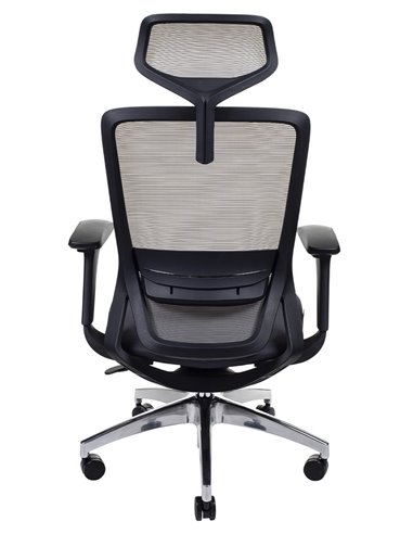 Кресло KRESLALUX SWIFT GHB DARK GREY ALU, для оператора