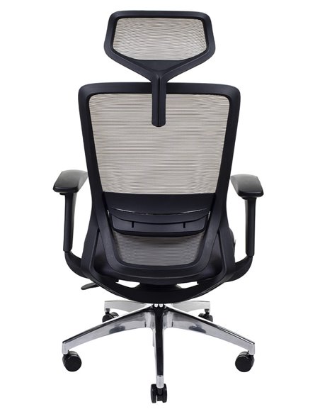 Кресло KRESLALUX SWIFT GHB DARK GREY ALU, для оператора