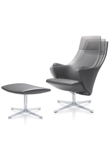 Кресло ZÜCO 4 PLUS RELAX (AA0862), кожаное, лаундж, для руководителя
