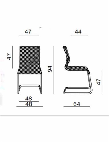 Кресло ZÜCO LACINTA MESH SOFT EL422 (0588), для посетителей
