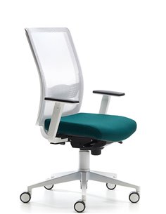 Кресло VAGHI BURSA RETE EVOLUTION WHITE, для оператора, эргономичное