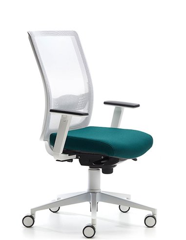 Кресло VAGHI BURSA RETE EVOLUTION WHITE, для оператора, эргономичное