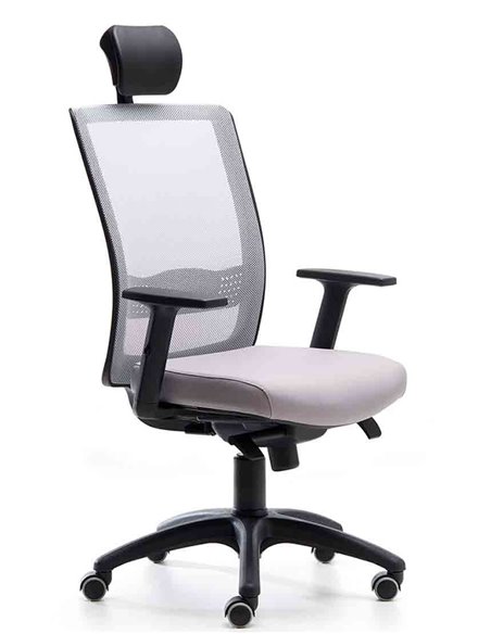 Кресло VAGHI BURSA RETE EVOLUTION BLACK, офисное, черный корпус