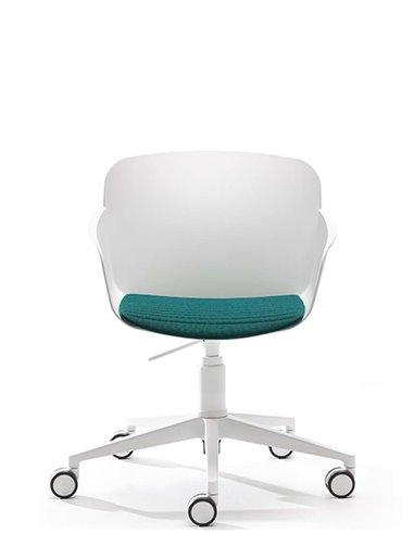 Кресло VAGHI LIBERA (WHITE, 5 STARS), для посетитетелей, белый корпус