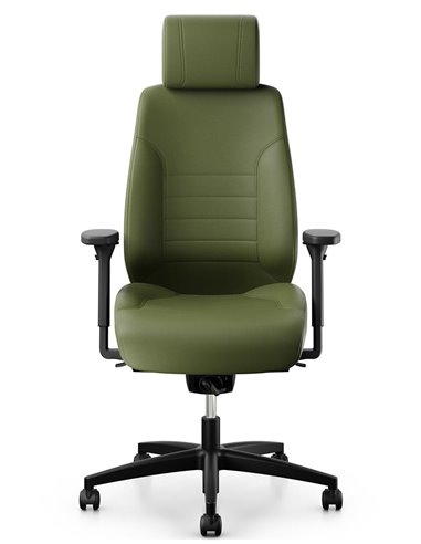 Кресло GIROFLEX 60 (9829), кожаное, 24/7, эргономичное