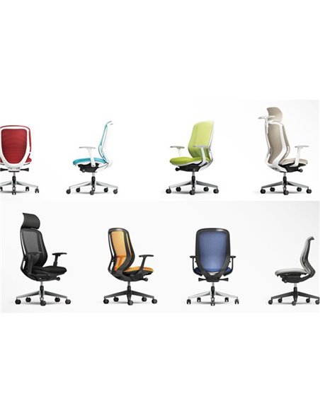 Кресло OKAMURA SYLPHY EXTRA HIGH BACK (ORANGE) для руководителя