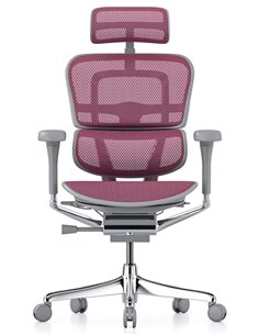 Кресло ERGOHUMAN ELITE 2 (EHE2-AG-HAM-5D-L, сетка T-168-B5 Pink), эргономичное