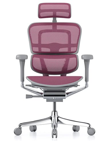 Кресло ERGOHUMAN ELITE 2 (EHE2-AG-HAM-5D-L, сетка T-168-B5 Pink), эргономичное