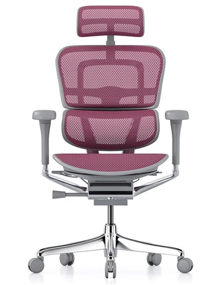 Кресло ERGOHUMAN ELITE 2 (EHE2-AG-HAM-5D-L, сетка T-168-B5 Pink), эргономичное