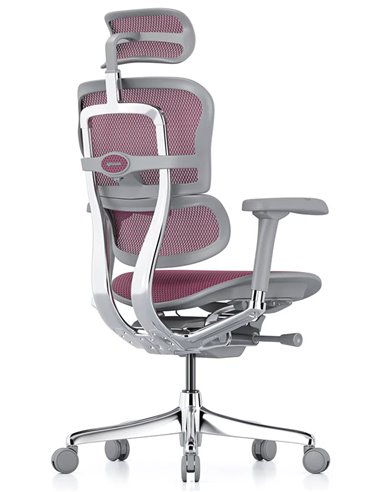 Кресло ERGOHUMAN ELITE 2 (EHE2-AG-HAM-5D-L, сетка T-168-B5 Pink), эргономичное