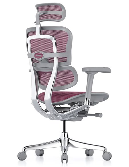 Кресло ERGOHUMAN ELITE 2 (EHE2-AG-HAM-5D-L, сетка T-168-B5 Pink), эргономичное