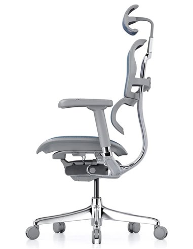 Кресло ERGOHUMAN ELITE 2 (EHE2-AG-HAM-5D-L, сетка T-168-B4 Cobalt), эргономичное