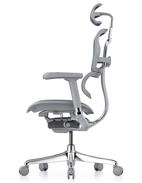 Кресло ERGOHUMAN ELITE 2 (EHE2-AG-HAM-5D-L, сетка T-168-B4 Cobalt), эргономичное