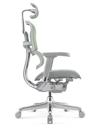 Кресло ERGOHUMAN ELITE 2 (EHE2-AG-HAM-5D-L, сетка T-168-B6 Green), эргономичное