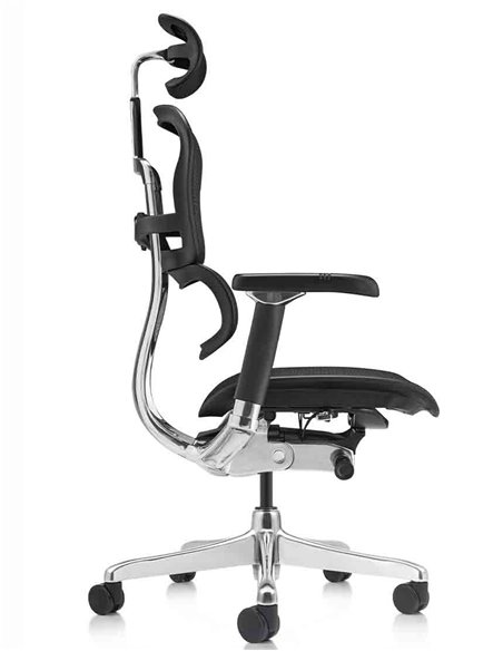 Кресло ERGOHUMAN LUXURY 2 (EHL2-AB-HAM-5D-L, сетка Т-168-B1 Black), эргономичное
