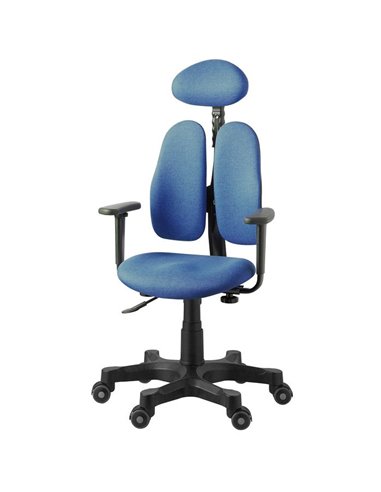 Кресло DUOREST Lady DR-7900 для персонала, ортопедическое, цвет голубой