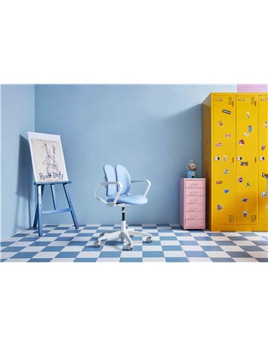 Кресло DUOREST MILKY (MI-218DSF MILD BLUE), детское, ортопедическое