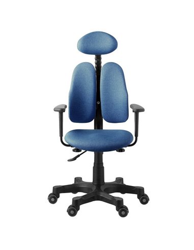 Кресло DUOREST Lady DR-7900 для персонала, ортопедическое, цвет голубой