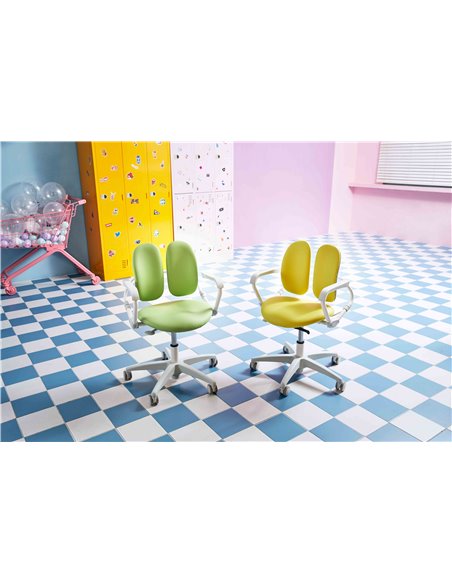 Кресло DUOREST MILKY (MI-218DSF MILD LIME), детское, ортопедическое