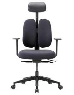 Кресло DUOREST GOLD D2500G-DAS BLACK, ортопедическое, цвет черный 2