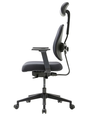 Кресло DUOREST GOLD D2500G-DAS BLACK, ортопедическое, цвет черный