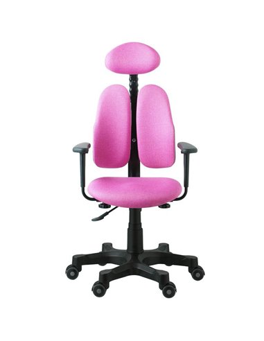 Крісло DUOREST Lady DR-7900 для персоналу, ортопедичне, колір рожевий
