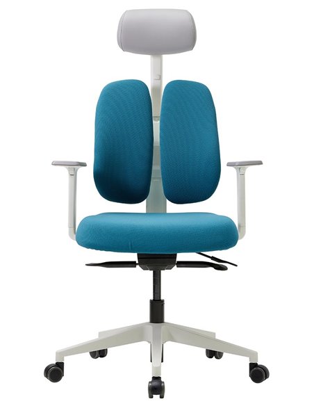 Кресло DUOREST GOLD D2500G-DASW BLUE-GREEN, ортопедическое