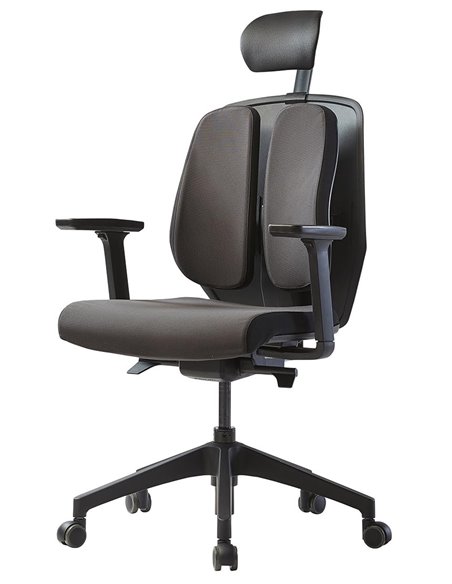 Кресло DUOREST ALPHA HBDA-S BLACK, ортопедическое