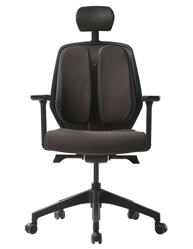 Кресло DUOREST ALPHA HBDA-S BLACK, ортопедическое